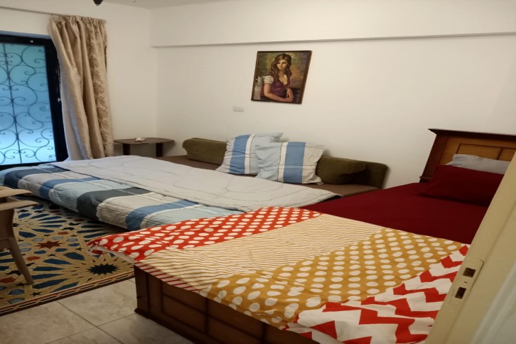  Furnished Apartment With a Garden-Al Rehab City 